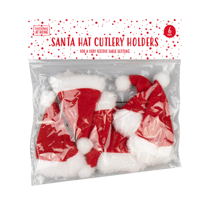 Santa Hat Cutlery Holder