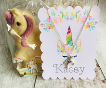 Load image into Gallery viewer, Unicorn personalised necklace
