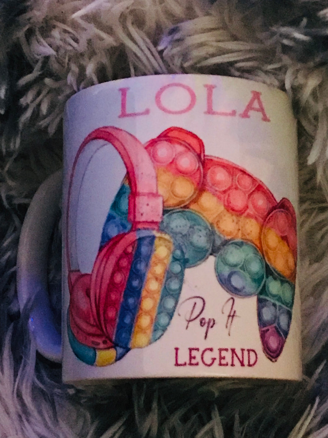 Pop It Legend personalised cup