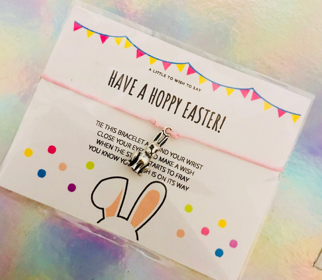Easter bunny wish bracelet