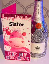 Load image into Gallery viewer, Happy Birthday Sister Hippo Birthday Card
